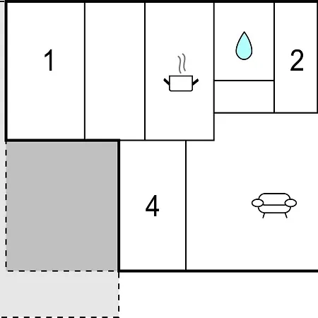 Σπίτι διακοπών Four-bedroom Holiday In Romo